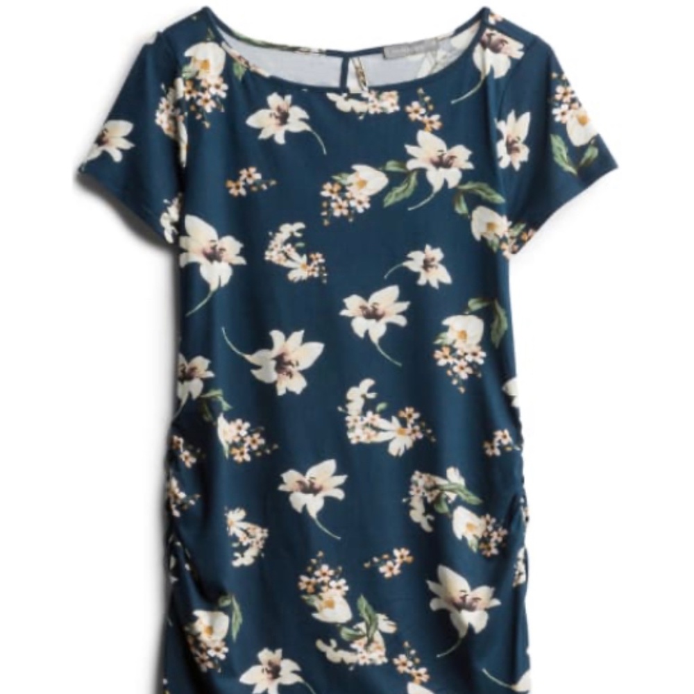 Maternity Short Sleeve Boatneck Knit Top